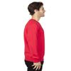Threadfast Apparel Unisex Ultimate Crewneck Sweatshirt, RED, X-Large view 3