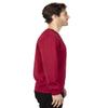 Threadfast Apparel Unisex Ultimate Crewneck Sweatshirt, Burgundy, XX-Large view 3