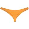 JAXFSTK Men's Low Rise Thong Sexy Men Underwear T-Back Panties Breathable Tangas 4-Pack Yellow Large view 4