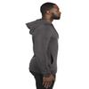 Threadfast Apparel Unisex Fleece Pullover Hooded, Charcoal Heather, X-Small view 3