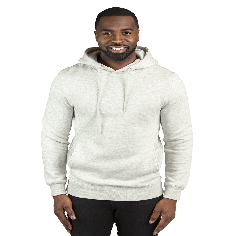 Threadfast Apparel Unisex Fleece Pullover Hooded, Oatmeal Heather, XXX-Large