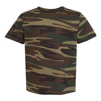 Code Five Youth Camouflage T-Shirt L Green Woodland