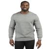 Threadfast Apparel Unisex Ultimate Crewneck Sweatshirt, Heather Grey, XXXX-Large view 1
