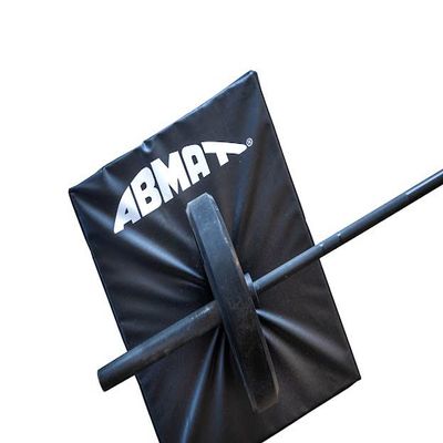 ABMAT 6" Crash Cushions - Sound Suppression and Vibration Damping Pads for Barbells and Weightlifting Drops. Durable Cover and Easy Carry Handles. Black. Sold in Pairs