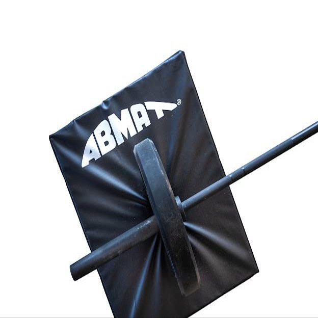 ABMAT 6" Crash Cushions - Sound Suppression and Vibration Damping Pads for Barbells and Weightlifting Drops. Durable Cover and Easy Carry Handles. Black. Sold in Pairs