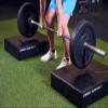 ABMAT 6" Crash Cushions - Sound Suppression and Vibration Damping Pads for Barbells and Weightlifting Drops. Durable Cover and Easy Carry Handles. Black. Sold in Pairs view 3