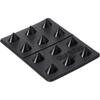 Mini Shark Teeth Traction Stomp Pad in Black by Crab Grab view 1