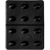 Mini Shark Teeth Traction Stomp Pad in Black by Crab Grab view 2