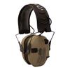 Walker's Razor Slim Electronic Shooting Hearing Protection Muff (American Flag Distressed, Tan) with Shooting Hearing Protection Case Bundle (2 Items) view 2