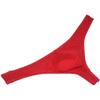 JAXFSTK Men's Low Rise Thong Sexy Men Underwear T-Back Panties Breathable Tangas 4-Pack Red XL view 4