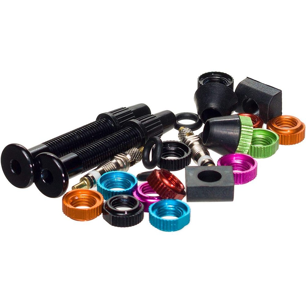 Orange Seal Versa Valve Tubeless Valve Stem Black, 32Mm, Set