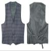 Spring Notion Boys' Plaid Checkers Tartan Suit Vest Waistcoat Brown/Blue 6 view 2