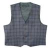 Spring Notion Boys' Plaid Checkers Tartan Suit Vest Waistcoat Brown/Blue 10 view 1