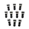 LoveinDIY 10pcs Corset Accessories Suspender Clips Clips Grips Hooks, Black, as described view 1