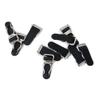 LoveinDIY 10pcs Corset Accessories Suspender Clips Clips Grips Hooks, Black, as described view 3