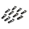 LoveinDIY 10pcs Corset Accessories Suspender Clips Clips Grips Hooks, Black, as described view 4