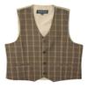 Spring Notion Boys' Plaid Checkers Tartan Suit Vest Waistcoat Brown/Orange 6 view 1