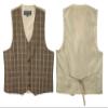 Spring Notion Boys' Plaid Checkers Tartan Suit Vest Waistcoat Brown/Orange 6 view 2