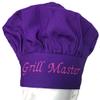 CHEFSKIN Grill Master Purple Chef Hat, Fully Adjustable Great Gift view 2