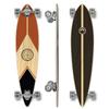 Yocaher Earth Series (Mountain) Complete Pintail Skateboards Longboard w/BlackWidow Premium 80A Grip Tape Aluminum Truck ABEC-9 Bearing 70mm Skateboard Wheels view 2