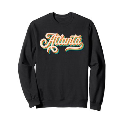 70s Vintage Retro Atlanta Georgia Throwback USA Souvenir Sweatshirt