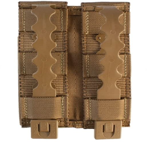 United States Tactical UST-MOL017302 Double Pistol Mag Pouch - Coyote