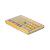 Plano EDGE Premium Terminal Tackle Utility Box, Clear and Yellow, Rust-Resistant Storage, Waterproof Tackle Tray Organizer for Weights, Hooks, and Baits view 1