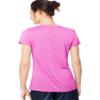 Hanes womens Sport Heathered Performance V-neck Tee Shirt, Fresh Berry Heather, XX-Large US view 2