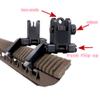 IORMAN Ultralight Flip Up Sight 45 Degree Offset Rapid Transition Front and Backup Rear Sight view 2