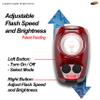 Cygolite Hotshot Pro 200 Lumen Bike Tail Light [HARD MOUNT VERSION] 6 Night & Daytime Modes User Adjustable Flash Speeds- Compact Design IP64 Water Resistant USB RechargeableGreat for Busy Roads view 3