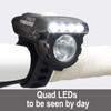 Cygolite Dash 520 Lumen Headlight & Hotshot Micro 30 Taillight  for Night & Day Use Compact & Sleek IP64 Water Resistant Flexible Mounts- USB Bicycle Light Set view 2