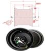 Harley scooter car drive motor wheel 60V 72V hub motor electric motorcycle Citycoco scooter electric bicycle motor wheel view 3