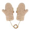 Clobeau Toddlers Mittens Kids Waterproof Winter Full Finger Magic Snow Ski Gloves Mitts (Brown) view 2