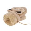 Clobeau Toddlers Mittens Kids Waterproof Winter Full Finger Magic Snow Ski Gloves Mitts (Brown) view 4