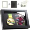 Medal Display Shadow Box - Single Medal Case - Perfect for Runners, Marathon, Race Winner, Soccer, Football, Gymnastics & All Sports (Black, 6x8) view 1