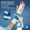 LEVIERO Gymnastics Grips Set, Grips for Gymnastics Girls, Dowel Grips with Soft Leather, Hook and Loop Wrist Straps, and Adjustable Finger Holes, for All Ages - (Aqua, 3) view 3