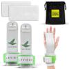 LEVIERO Gymnastics Grips Set, Grips for Gymnastics Girls, Dowel Grips with Soft Leather, Hook and Loop Wrist Straps, and Adjustable Finger Holes, for All Ages - (White, 00) view 1