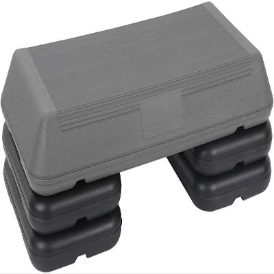 Epetlover Sport Aerobic Step Platforms Workout Stepper Trainer Exercise Stepper with Nonslip Adjustable Risers for Fitness, Core, Strength, Stability, and Resistance Training