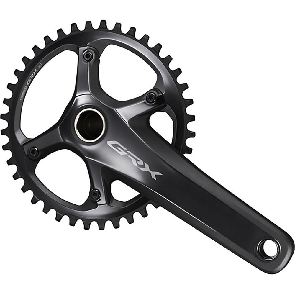 Shimano GRX FC-RX810-1 Crankset - 175mm, 11-Speed, 42t, 110 BCD, Hollowtech II Spindle Interface, Black