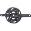 Shimano GRX FC-RX600-10 Crankset - 175mm, 10-Speed, 46/30t, 110/80 BCD, Hollowtech II Spindle Interface, Black view 1