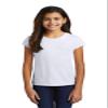District Girls Perfect Tri Tee DT130YG XS White view 1