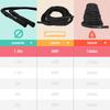 Yes4All Battle Rope with Protective Cover  Steel Anchor & Strap Included - Poly Dacron 1.5in - 30ft view 2