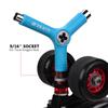 Zeato All-In-One Skate Tools Multi-function Portable Skateboard Y Tool Accessory with Y-type Allen Key and L-type Phillips Head Wrench Screwdriver - Blue view 3