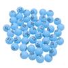 Toyvian 100pcs Numbered Balls 1-100 Balls Table Tennis Printed Pong with Numbers for DIY Project Bingo Game Entertainment - Blue view 1