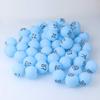 Toyvian 100pcs Numbered Balls 1-100 Balls Table Tennis Printed Pong with Numbers for DIY Project Bingo Game Entertainment - Blue view 3