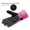 WALSKING Kids Ski Gloves-3M Thinsulate Waterproof Cold Weather Winter Snow Gloves for Skiing,Snowboarding-Fits Boys and Girls Youth view 2