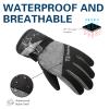 WALSKING Kids Winter Snow&Ski Gloves-3M Thinsulate Waterproof Cold Weather Youth Gloves for Skiing,Snowboarding-Fits Boys and Girls view 4