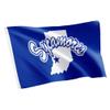 Desert Cactus Indiana State University ISU Flag - 3 x 5 Feet Sycamores Banner, Indoor/Outdoor Durable Fabric, 100% Polyester Design (Style 1) view 1