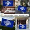 Desert Cactus Indiana State University ISU Flag - 3 x 5 Feet Sycamores Banner, Indoor/Outdoor Durable Fabric, 100% Polyester Design (Style 1) view 3