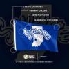 Desert Cactus Indiana State University ISU Flag - 3 x 5 Feet Sycamores Banner, Indoor/Outdoor Durable Fabric, 100% Polyester Design (Style 1) view 4